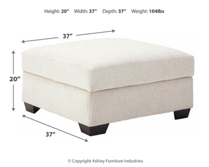 Cambri Ottoman With Storage - furniture place usa