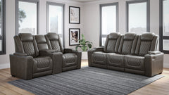 HyllMont Sofa and Loveseat - furniture place usa
