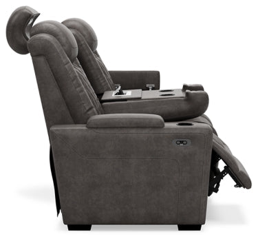 HyllMont Power Reclining Sofa - furniture place usa
