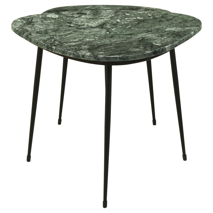 Tobias Black 2 Pc Nesting Table - furniture place usa
