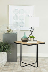Elyna Brown Side Table - furniture place usa