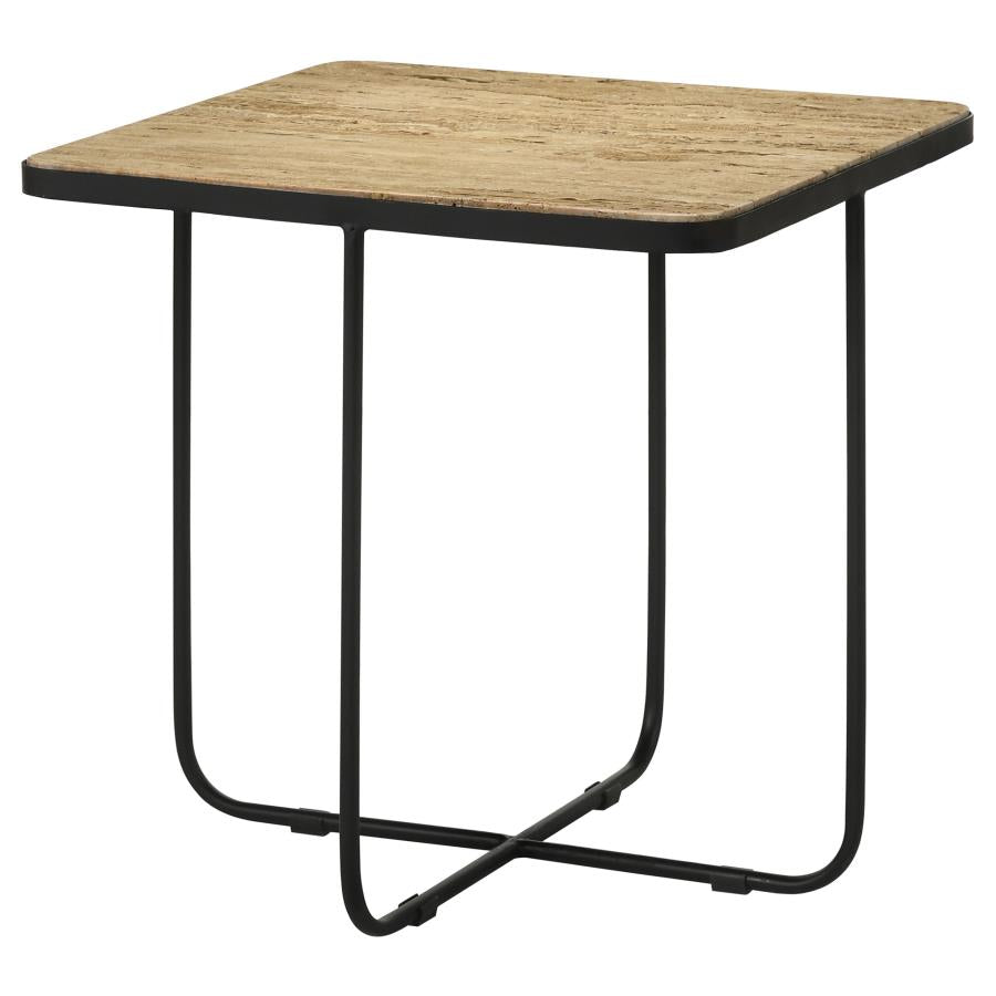 Elyna Brown Side Table - furniture place usa