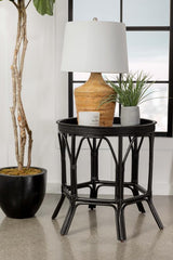 Antonio Black Side Table - furniture place usa