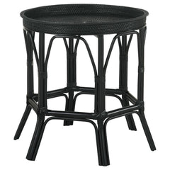 Antonio Black Side Table - furniture place usa