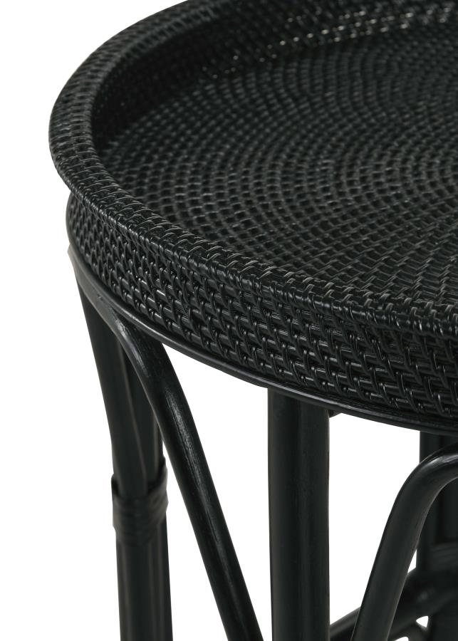 Antonio Black Side Table - furniture place usa