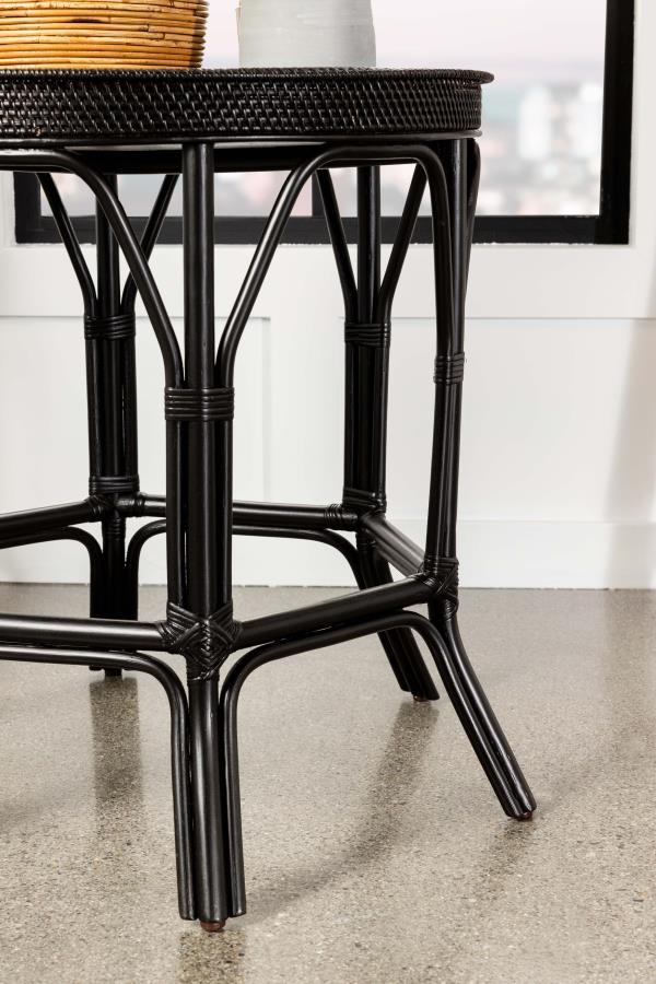 Antonio Black Side Table - furniture place usa