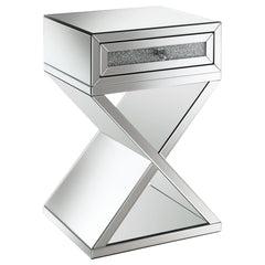 Hazel Silver Side Table - furniture place usa