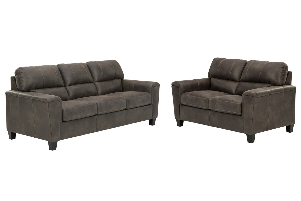 Navi Sofa and Loveseat - furniture place usa
