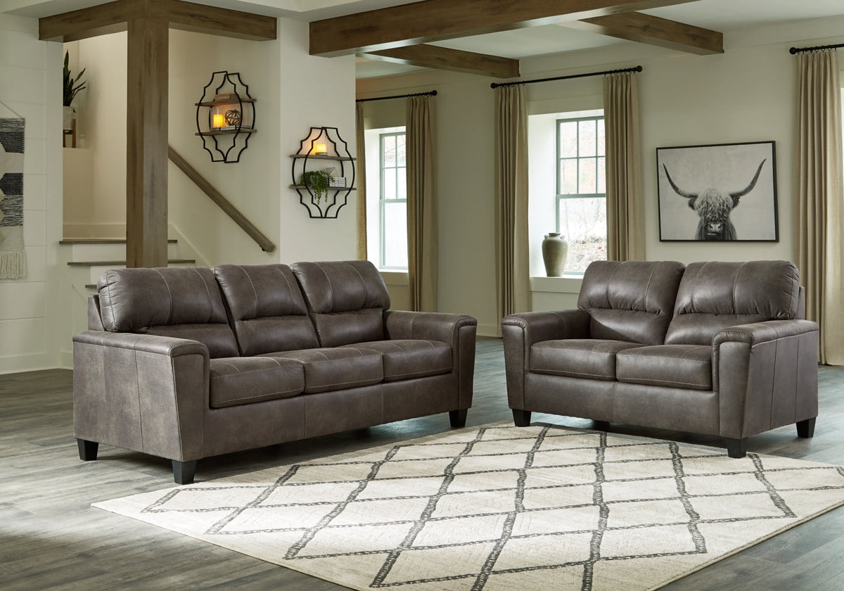 Navi Sofa and Loveseat - furniture place usa