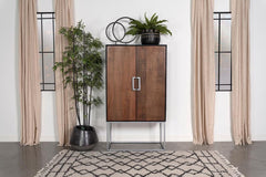 Borman Brown Bar Cabinet - furniture place usa