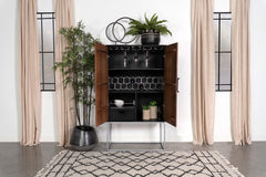 Borman Brown Bar Cabinet - furniture place usa