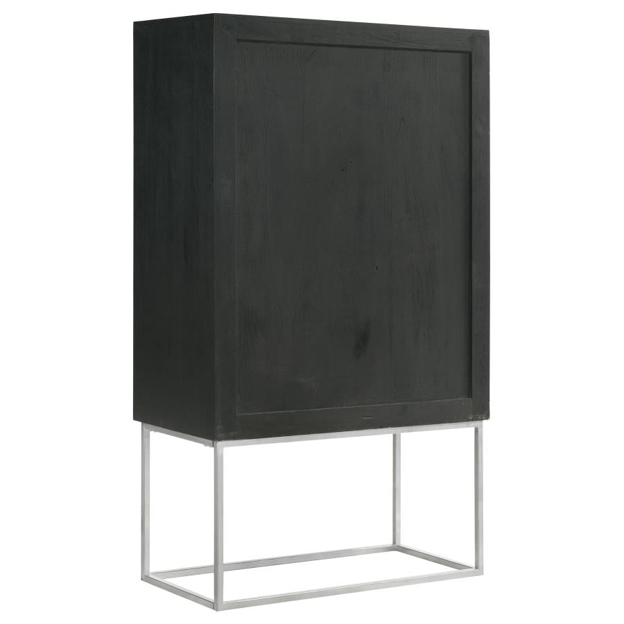 Borman Brown Bar Cabinet - furniture place usa