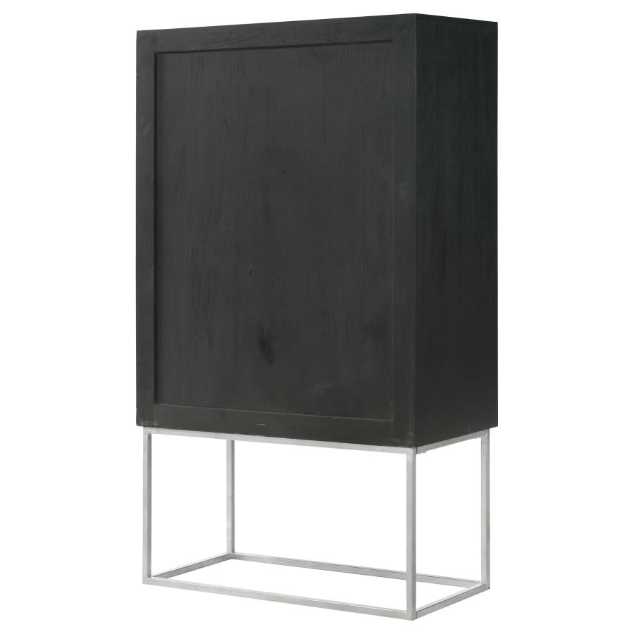 Borman Brown Bar Cabinet - furniture place usa