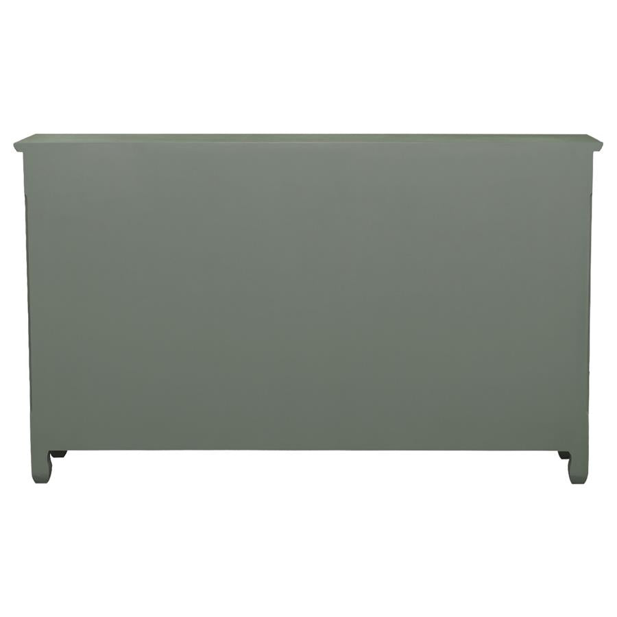 Madeline Green Accent Cabinet - furniture place usa