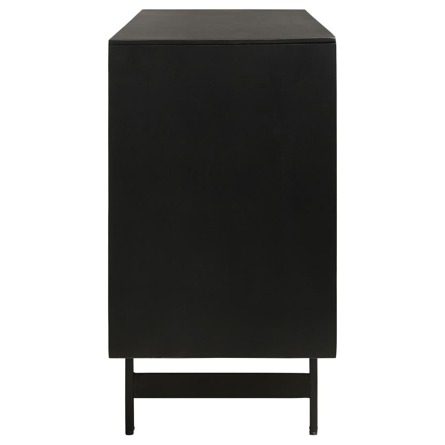 Aminah Brown Accent Cabinet - furniture place usa