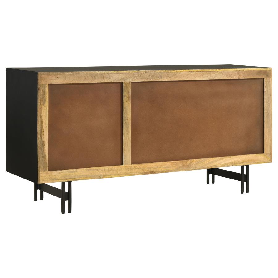 Aminah Brown Accent Cabinet - furniture place usa