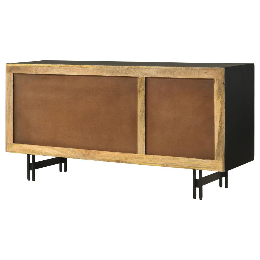 Aminah Brown Accent Cabinet - furniture place usa