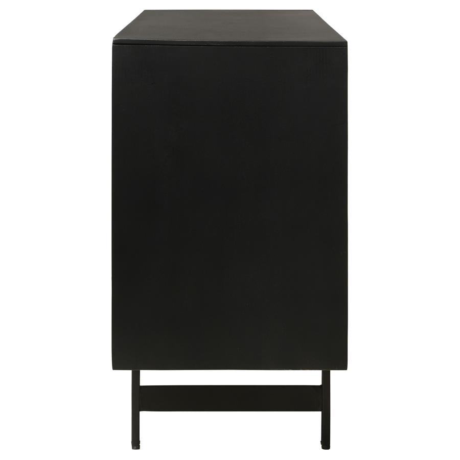 Aminah Brown Accent Cabinet - furniture place usa