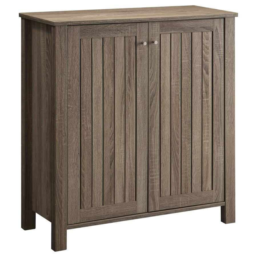 Marisa Brown Shoe Cabinet - furniture place usa