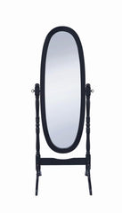 Foyet Black Cheval Mirror - furniture place usa