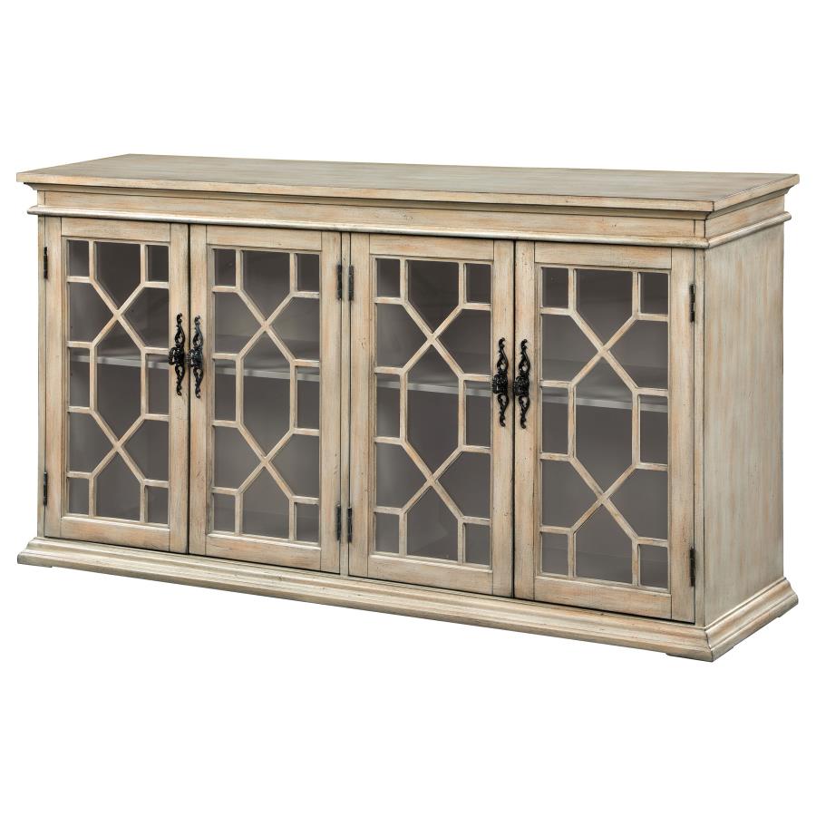 Kiara Ivory Accent Cabinet - furniture place usa