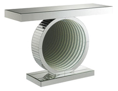 Angelonia Silver Console Table - furniture place usa