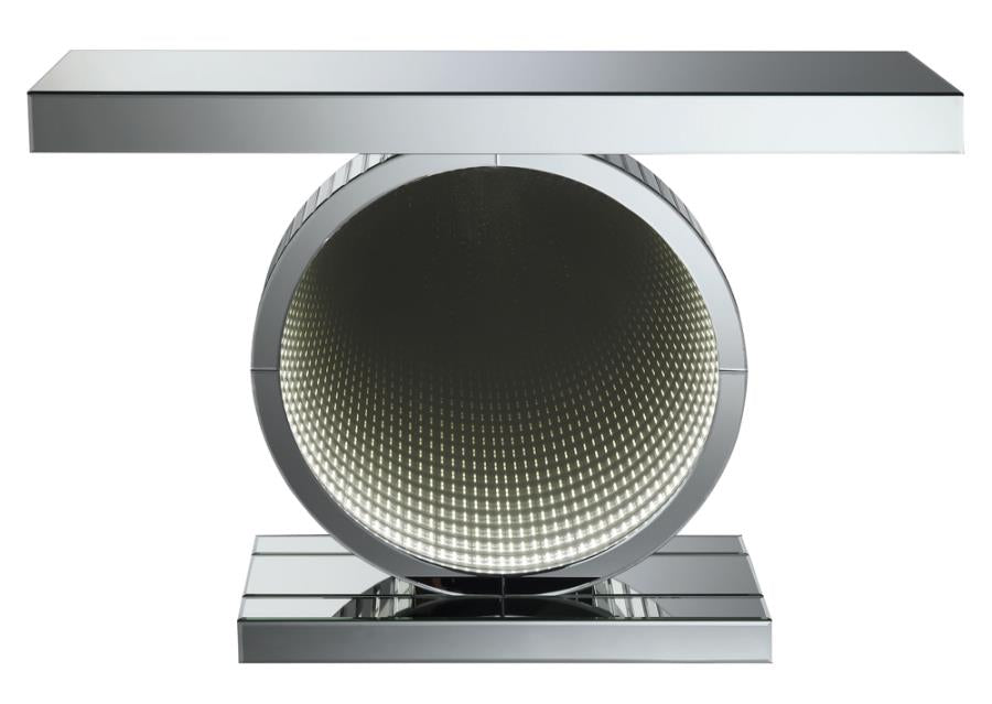 Angelonia Silver Console Table - furniture place usa