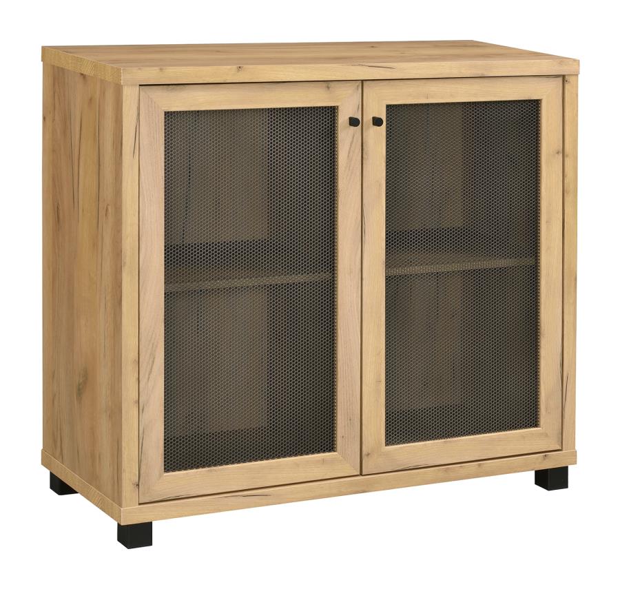 Mchale Brown Accent Cabinet - furniture place usa