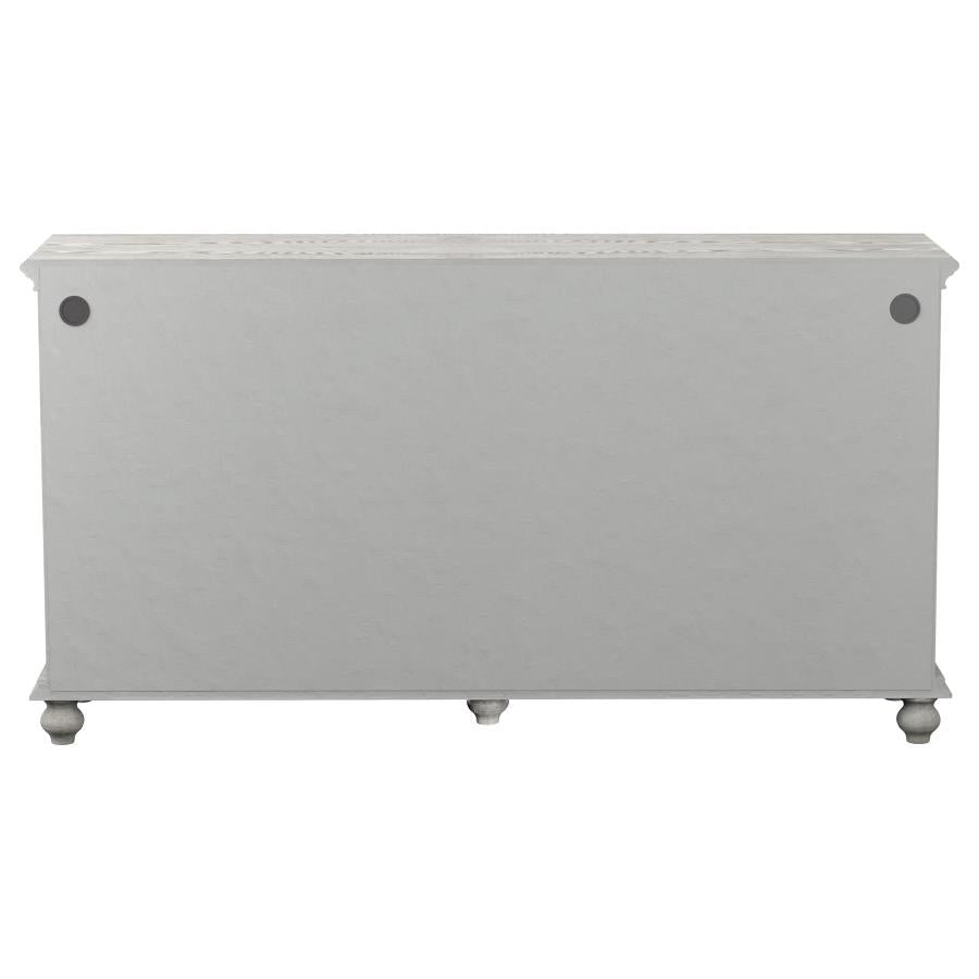 Melanie Grey Accent Cabinet - furniture place usa