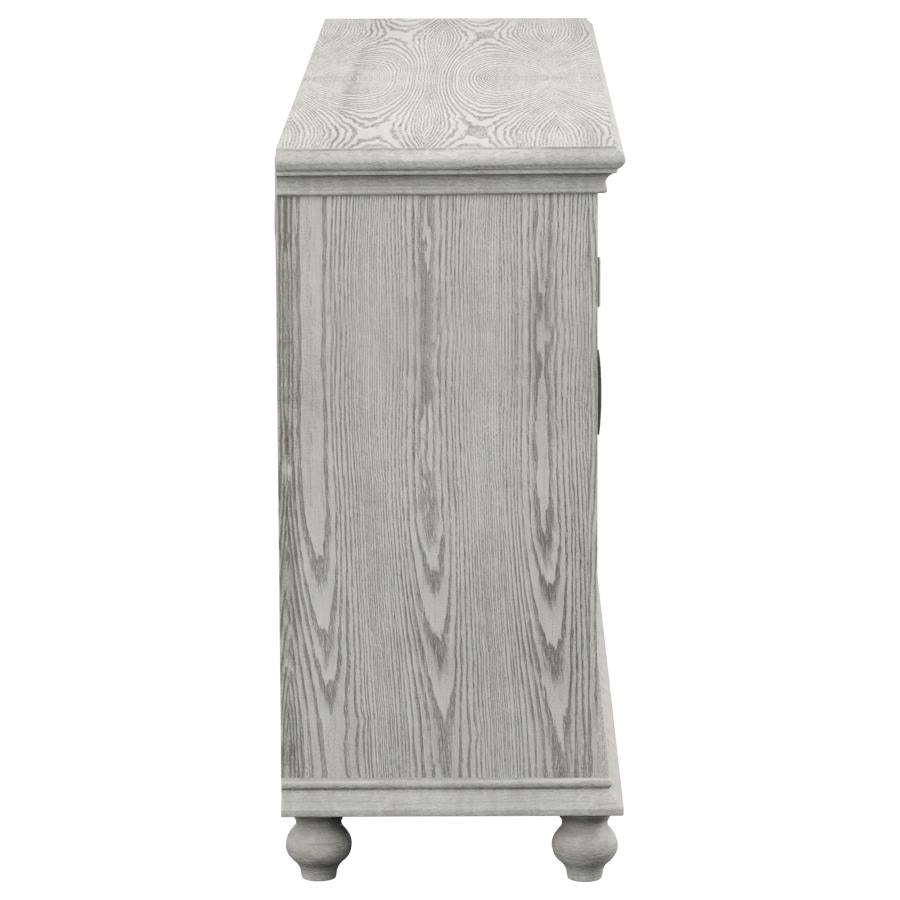 Melanie Grey Accent Cabinet - furniture place usa