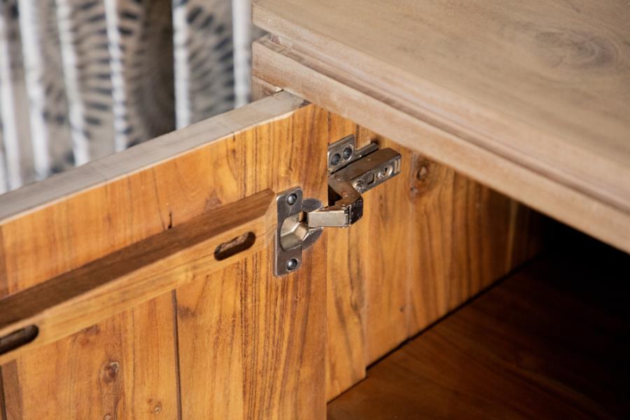 Eberto Brown Accent Cabinet - furniture place usa
