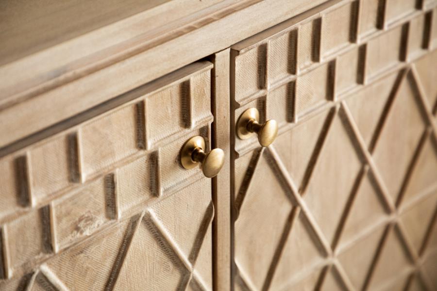 Eberto Brown Accent Cabinet - furniture place usa