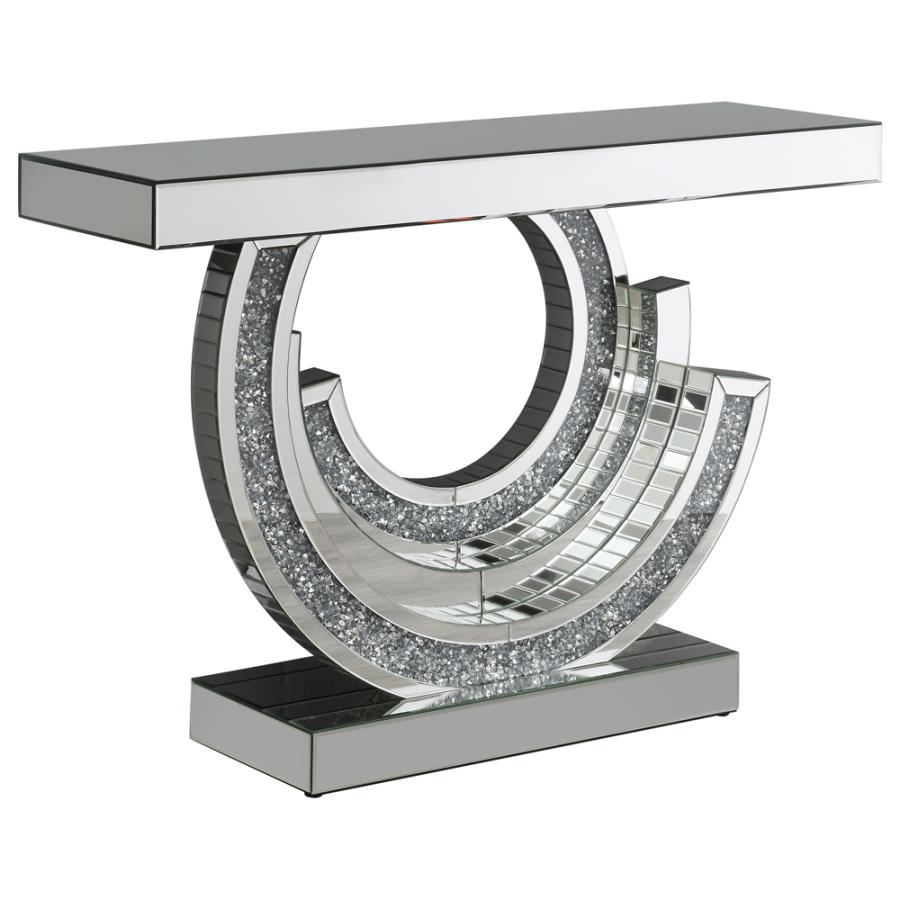 Imogen Silver Console Table - furniture place usa