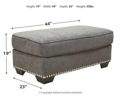 Locklin Sofa, Loveseat, Chair and Ottoman - furniture place usa