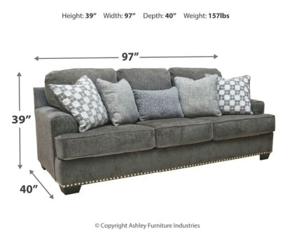 Locklin Sofa and Loveseat - furniture place usa