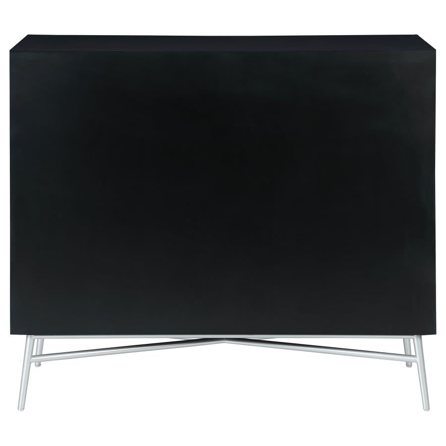 Josie Silver Accent Cabinet - furniture place usa