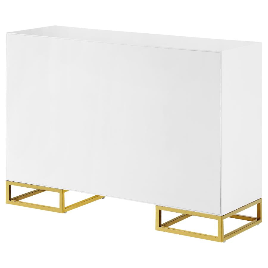 Elsa White Accent Cabinet - furniture place usa