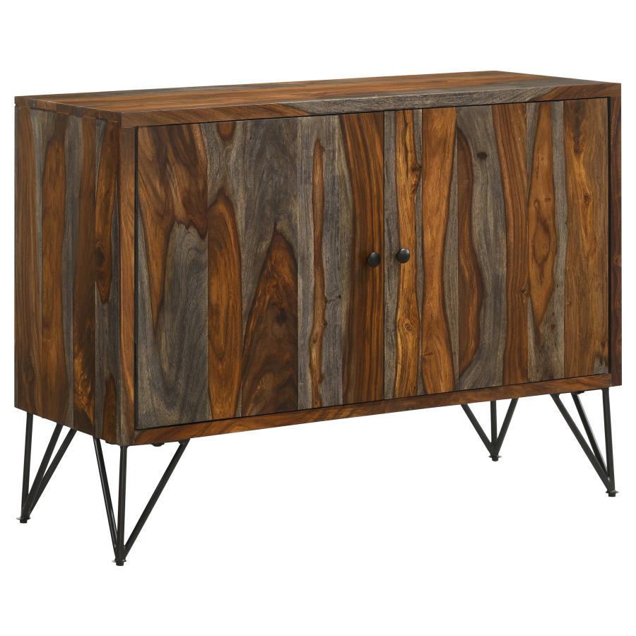 Macon Brown Accent Cabinet - furniture place usa