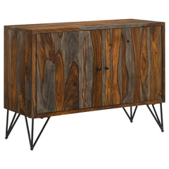 Macon Brown Accent Cabinet - furniture place usa
