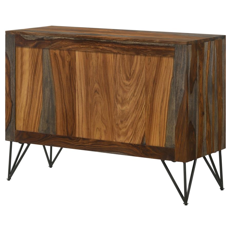 Macon Brown Accent Cabinet - furniture place usa