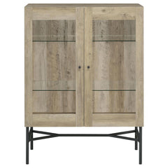 Bonilla Brown Accent Cabinet - furniture place usa