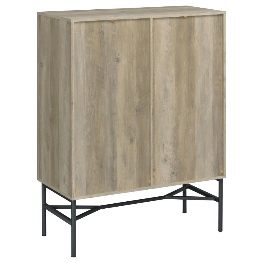 Bonilla Brown Accent Cabinet - furniture place usa