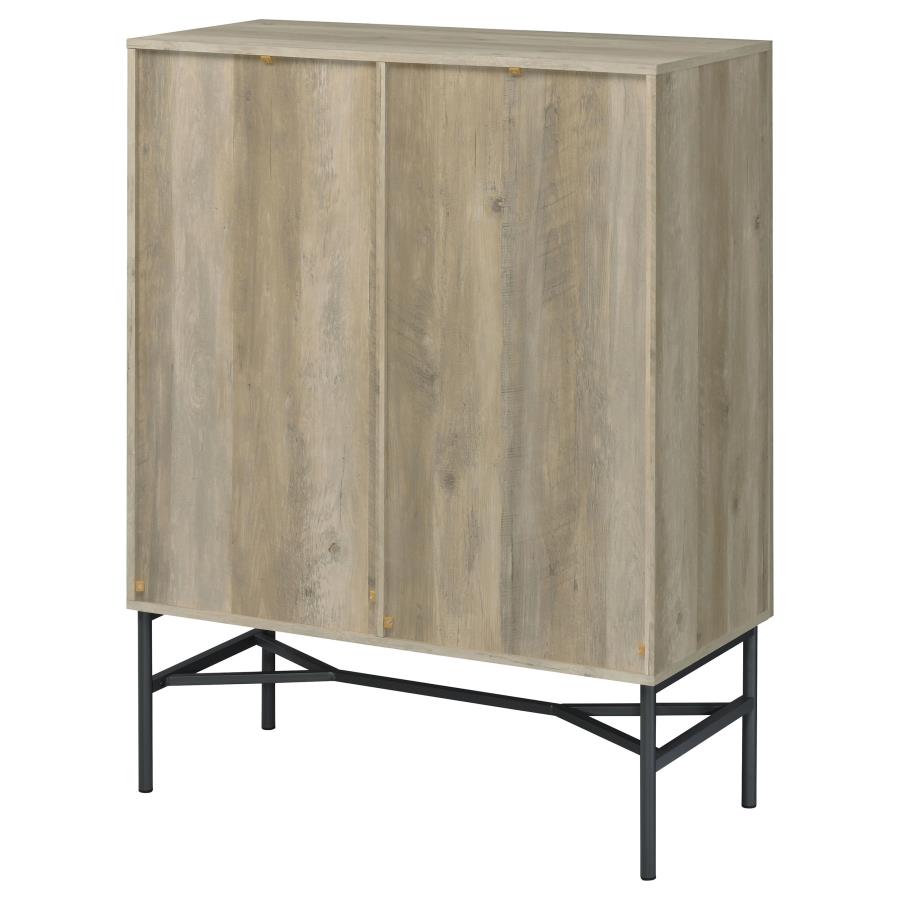 Bonilla Brown Accent Cabinet - furniture place usa