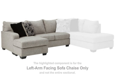 Megginson Left-Arm Facing Sofa Chaise - furniture place usa