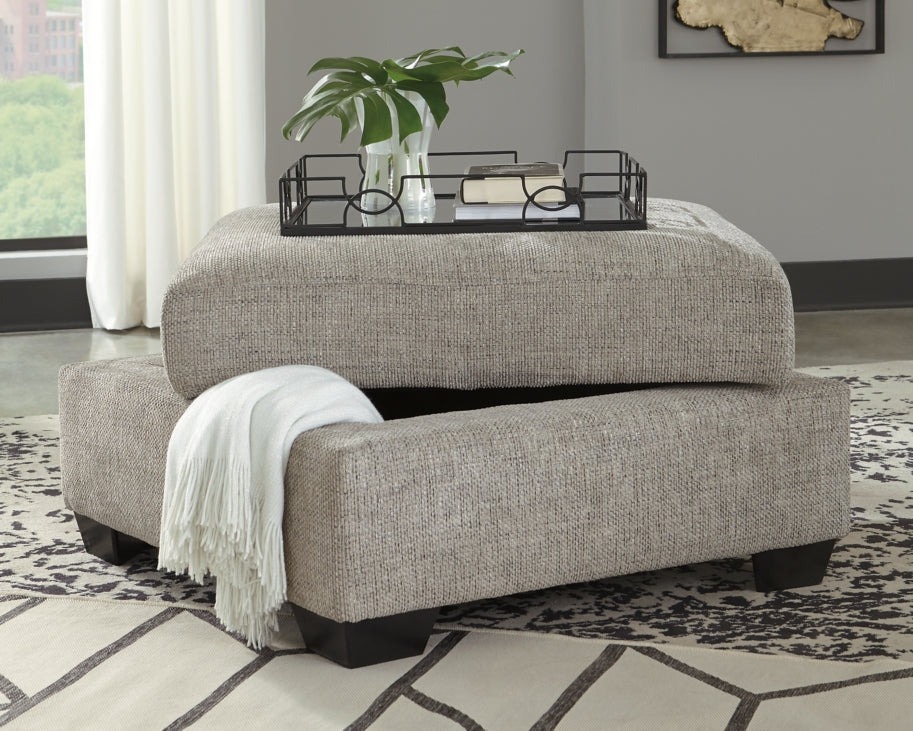Megginson Chair and Ottoman - furniture place usa