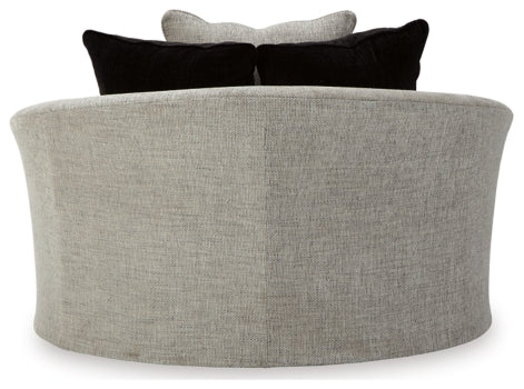 Megginson Chair and Ottoman - furniture place usa