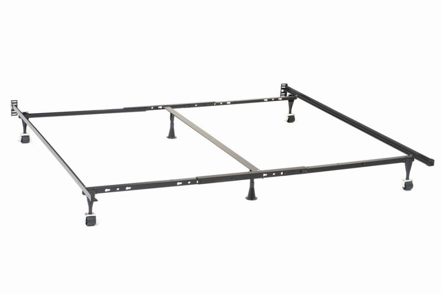 Mabel Black Queen / E.king / C.king Bed Frame (for Headboard Only) - furniture place usa