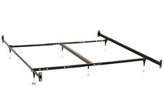Esme Black Queen / E.king Bed Frame (for Headboard & Footboard Only) - furniture place usa