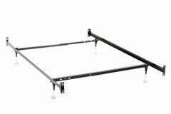 Esme Black Twin / Full Bed Frame (for Headboard & Footboard Only) - furniture place usa