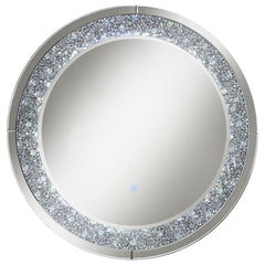 Lixue Silver Wall Mirror - furniture place usa